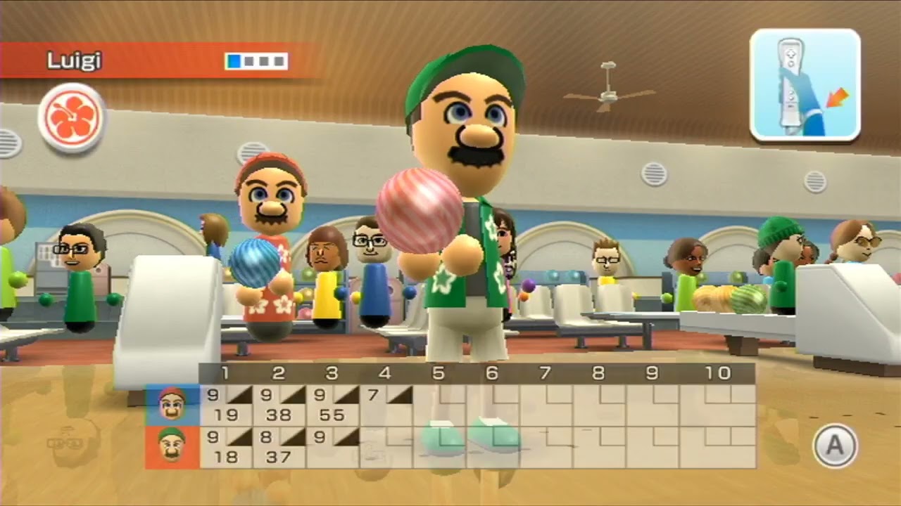 Mario and Luigi Go Bowling (Wii Sports Resort)