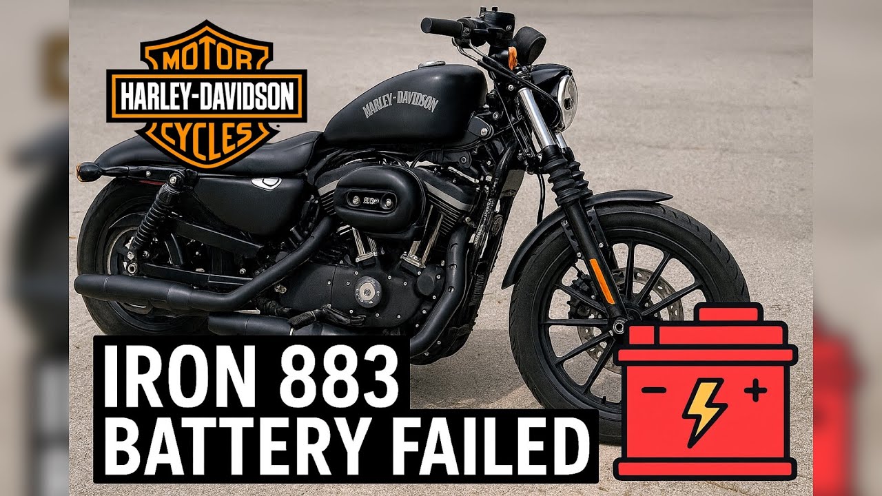 Harley Davidson Iron 883 Battery Failed | No Start Issue  | The Truth Harley Never Told You! | DIY 