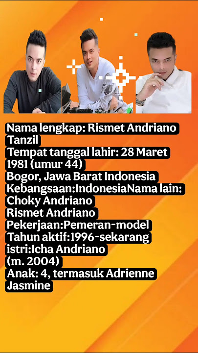 Choky Andriano : Biodata Lengkap !! #breakingnews #videoviral #pemeran#model