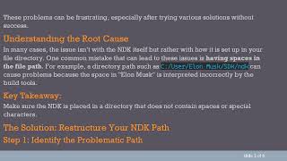 Resolving Android Studio NDK Compatibility Issues
