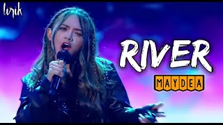 MAYDEA - RIVER ( Bishop Briggs ) | X - Factor Indonesia ( lirik & terjemahan )