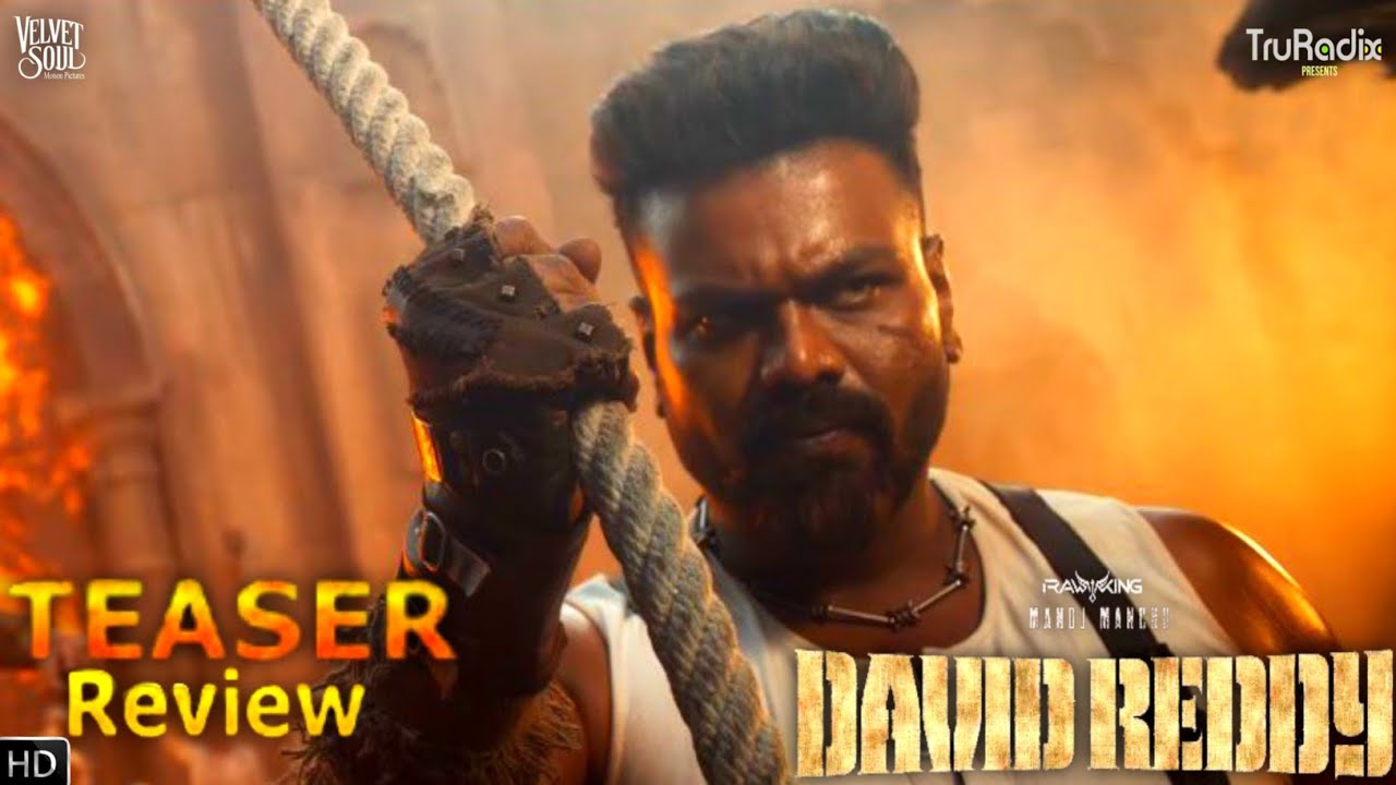 Hanuma Reddy David Reddy Teaser Hindi Review - Manoj Manchu | Maria | Hanuma Reddy ...