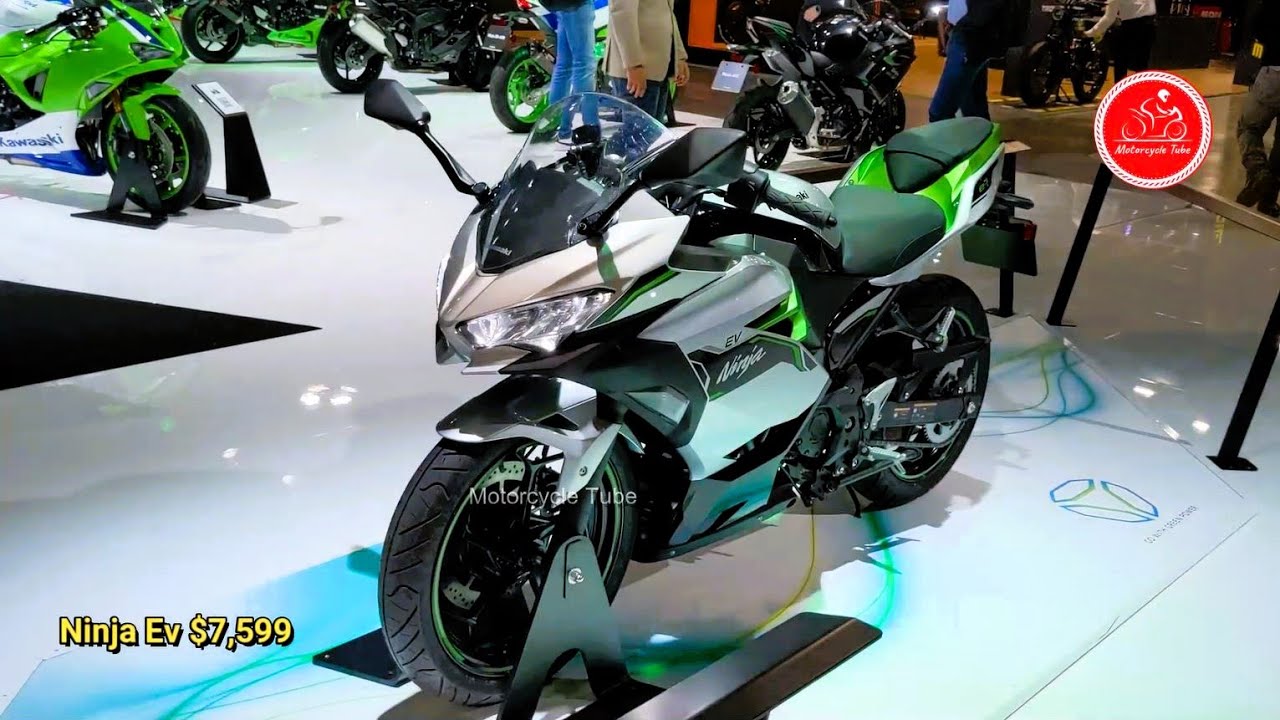 2024 KAWASAKI HYBRID & ELECTRIC MOTORCYCLES LINE UP EICMA YouTube