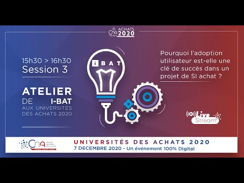 Replay Atelier IBAT - Université des Achats 2020 du CNA