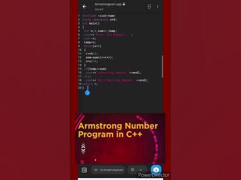 Armstrong Number Program in C++ #viral #shorts #programming #cpp # ...