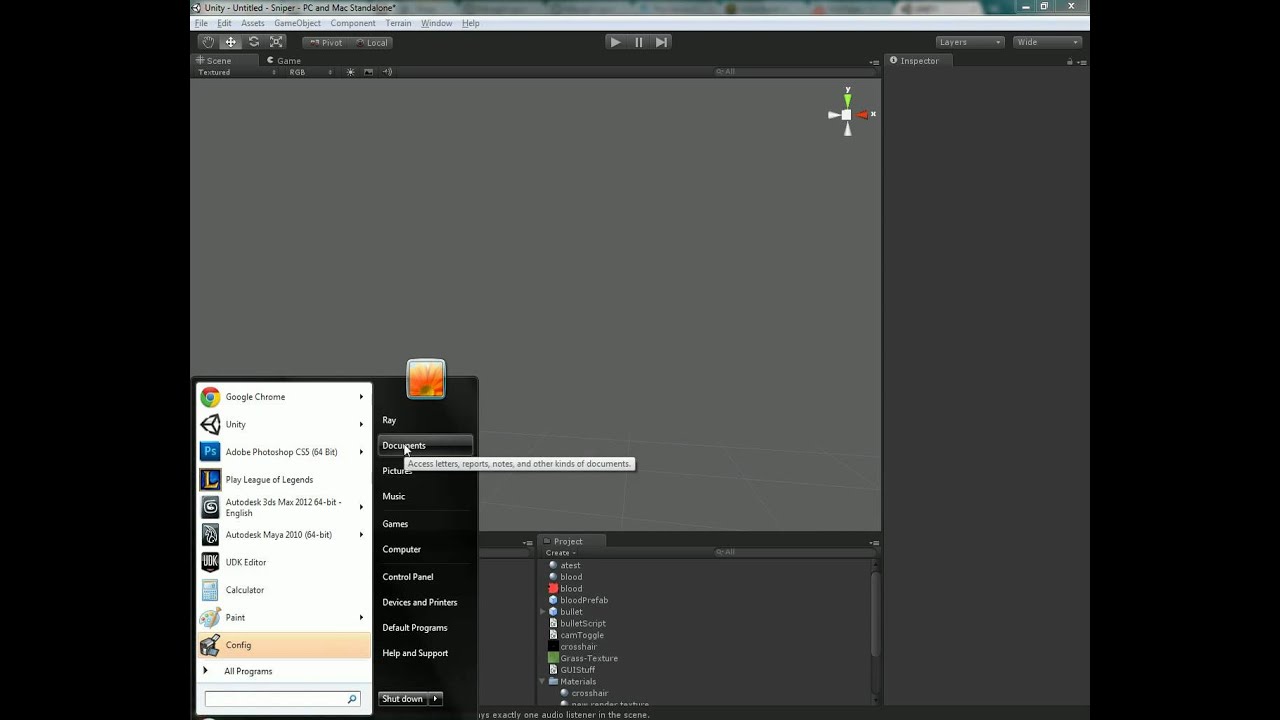 Unity Tutorial Series: Getting Started - 1 / 2 - YouTube