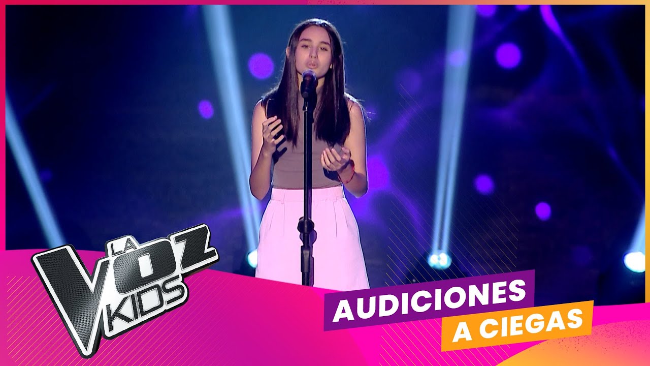 Taiz Waller canta La despedida | Audiciones a ciegas | La Voz Kids Uruguay 2023