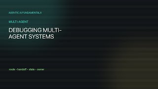 Debugging Multi-Agent Systems