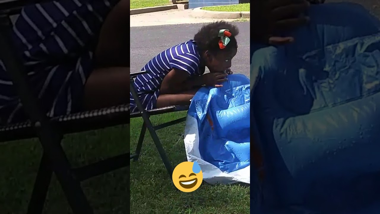 Trying to blow up this pool YouTube