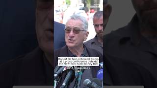 ‘You are gangsters’: Robert De Niro clashes with pro-Trump protesters