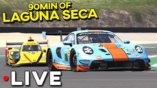 Those Prototypes Are CRAZY Against GT3 - ELMS Laguna Seca Those Prototypes Are CRAZY Against GT3 - ELMS Laguna Seca