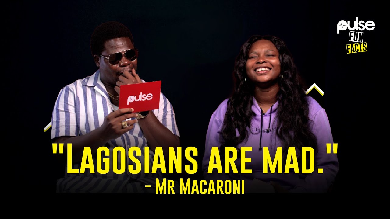 Mr. Macaroni and Kemz Mama Have an Epic Lagos Fun Facts Conversation| Pulse  Fun Facts - YouTube