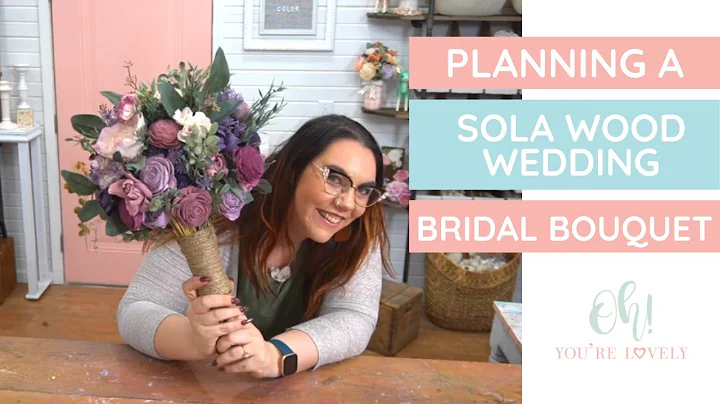 Sola wood flower wedding- The Series, Part 3: Bridal Bouquet