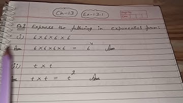 Q 2, Ex 13.1 - Exponents and Powers - Chapter 13 - maths class 7th - NCERT