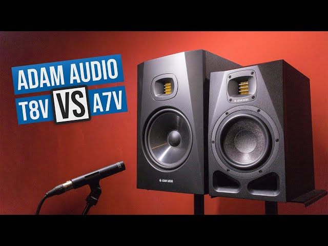 ADAM Audio T8V vs ADAM Audio A7V | Studio Monitors - YouTube