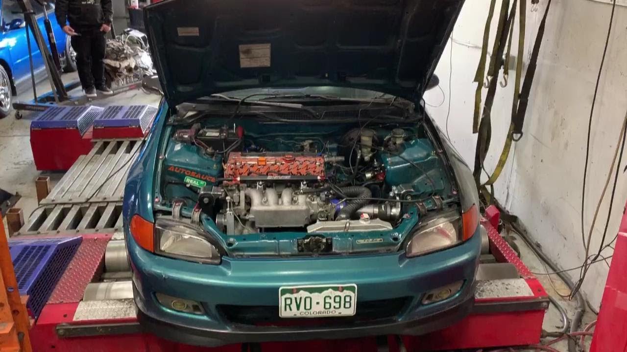 Stock K20 Civic Makes Big Power On The Dyno