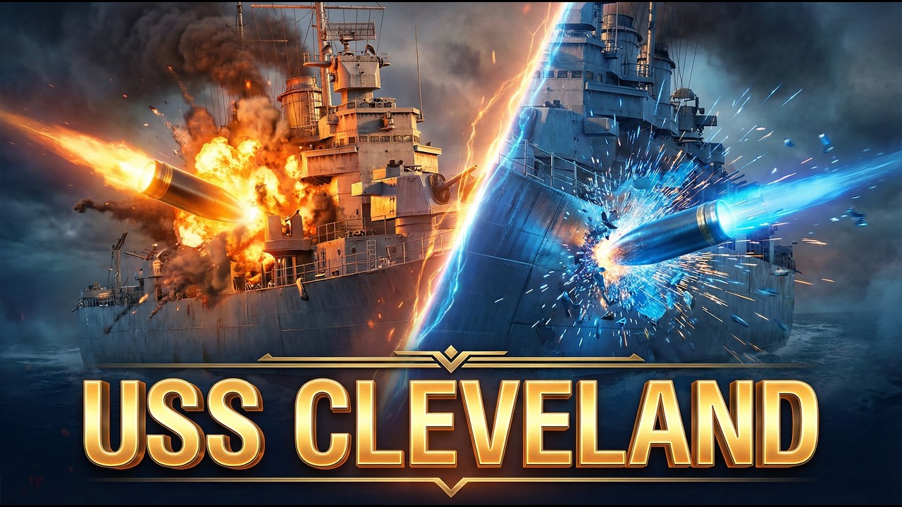 Como DOMINAR o USS Cleveland: Guia Definitivo de Posicionamento e Balística | World of Warships