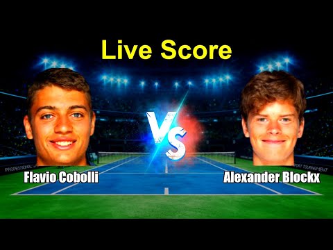 Video Flavio Cobolli vs Alexander Blockx Live Score - ATP Monte Carlo, Monaco Men Singles