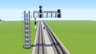 Minecraft Railroad Signal Bridge Tutorial