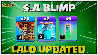 Updated!! Best Th12 LaLo | Th12 Super Archer Blimp Clone LavaLoon Attack Strategy - Coc