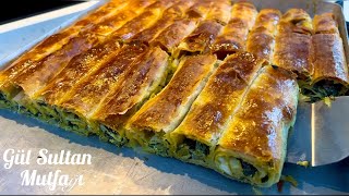 Ispanak Aldiğimda Hemen Yapiyorum Yi̇yenler Bayiliyor 💥Hayatımda Yediğim En Lezzetli Börek