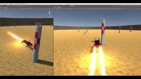 Rocket Jockey Remake Unity 1st day of work