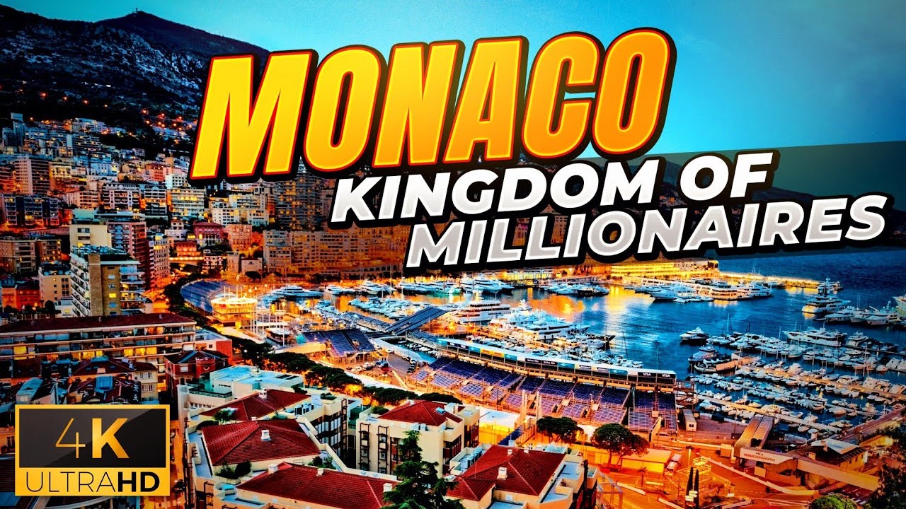 Monaco - City of Millionaires Walking Tour 4K Ultra HD Footage