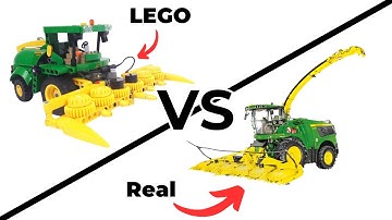 Lego VS Real Forage Harvester