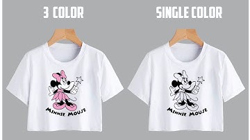 T shirt Design, Color Separation in CorelDraw, Apparel T shirt Garment t shirt design, kids tshirt