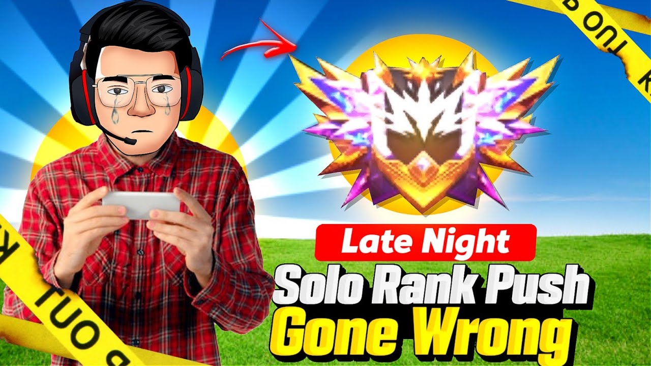 Trying Late Night 😴 - Solo Rank Pushing - GONE WRONG 😭⚠️