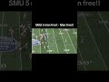 SMU Football double edge 5 man pressure with man free! #smufootball #findyouredge #footballclips