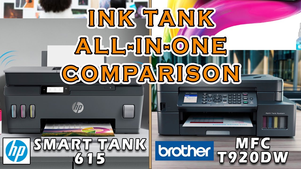 BROTHER MFC-T920DW vs HP SMART TANK 615 | ALL IN ONE Printer Specifications  Comparison - YouTube