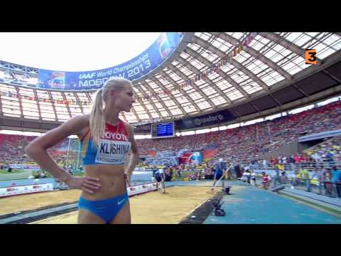 Darya Klishina Дарья Клишина 2013 12v IAAF Moscow WC August 10th