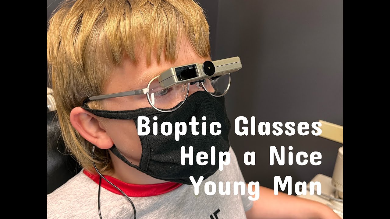 A Young Boy with Stargardt Disease Receives Bioptic Telescopic Glasses