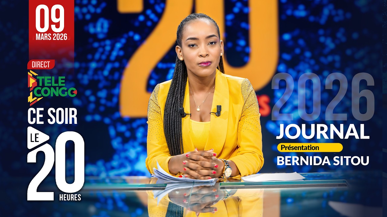🔴 Direct JOURNAL DU 09MARS 2026  #brazzaville #congo #news
