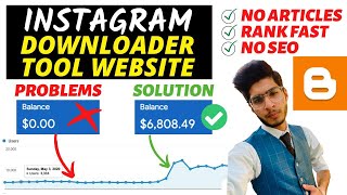 Create Instagram (Script) Video Downloader Tool On Blogger (6000$) | Tool Website Kaise Banaye 2021 screenshot 4