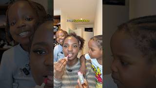 Doing skincare with toddlers is never just skincare 😂