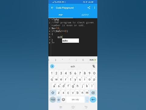 Even or odd number in php.|| PHP program to check given number is even ...