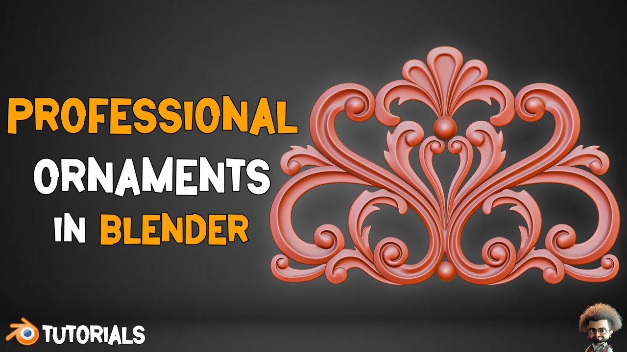 How to Model Professional Ornaments in Blender - YouTube