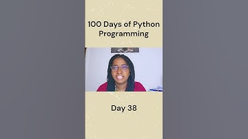 For Loops | 100 Days of Python Programming | Day-38 #shorts