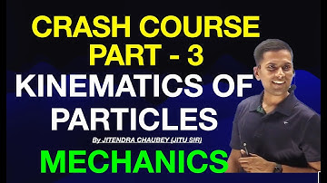 MECHANICS ENDSEM SPPU EXAM: KINEMATICS OF PARTICLE BY Jitu Sir
