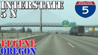 I-5 North - Eugene - Oregon - 4K Highway Drive