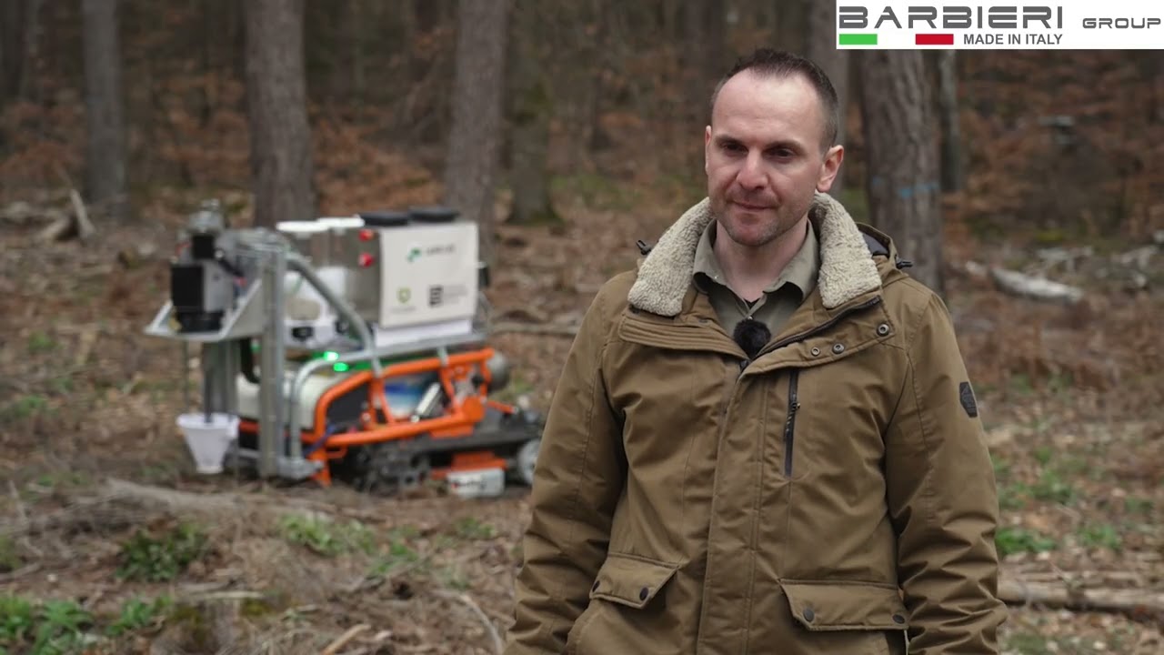 Automatic reforestation slope robot. The future is now!