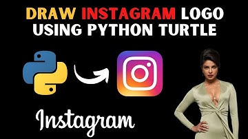 How To Draw Instagram Logo In Python Turtle II Python Me Instagram Logo Kaise Banaye