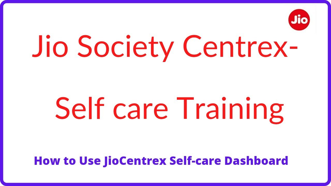 How to use jiocentrex self care dashboard ll jio centrex dashboard ll