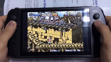 JXD S7800b emulator-Metal Slug 1 NeoGeo Video Gameplay Part 2