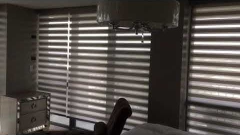 Graber Mezzanine Motorized Shades