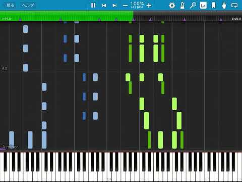 【ピアノ】アリスのマジカルハッピーワールド/夏山よつぎ 採譜してみた (Alice's Magical Happy World/Natsuyama Yotsugi)