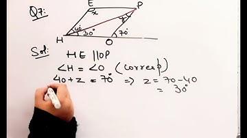 The adjacent figure HOPE is a parallelogram IFind the angle measures x,y,z I State the properties