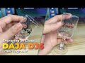 Daja dj6 laser engraver engraving on glass material beginners guide